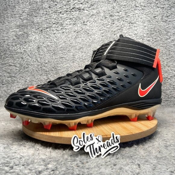 Nike Force Savage Pro 2 PE Oregon State SZ 14 Men Football Black CI9869-002 - Picture 4 of 8